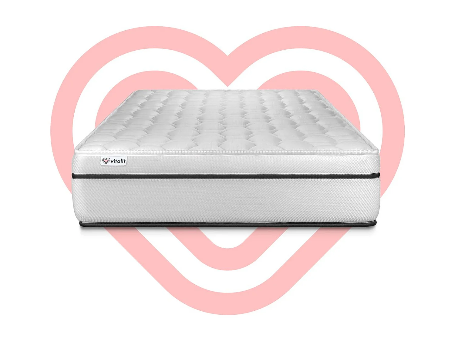 Matras 80x190 cm Traagschuim - Vital Spa