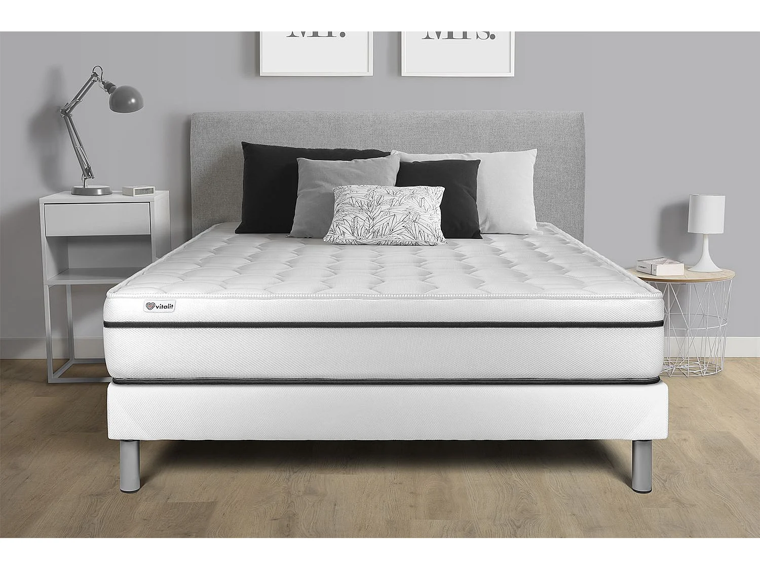 Matras 120x190 cm Traagschuim - Vital Spa
