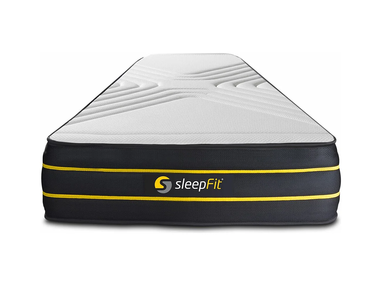 Colchão SLEEPFIT Ultra (80x200 cm - Espuma viscoelástica e micro molas ensacadas - Altura: 26 cm)