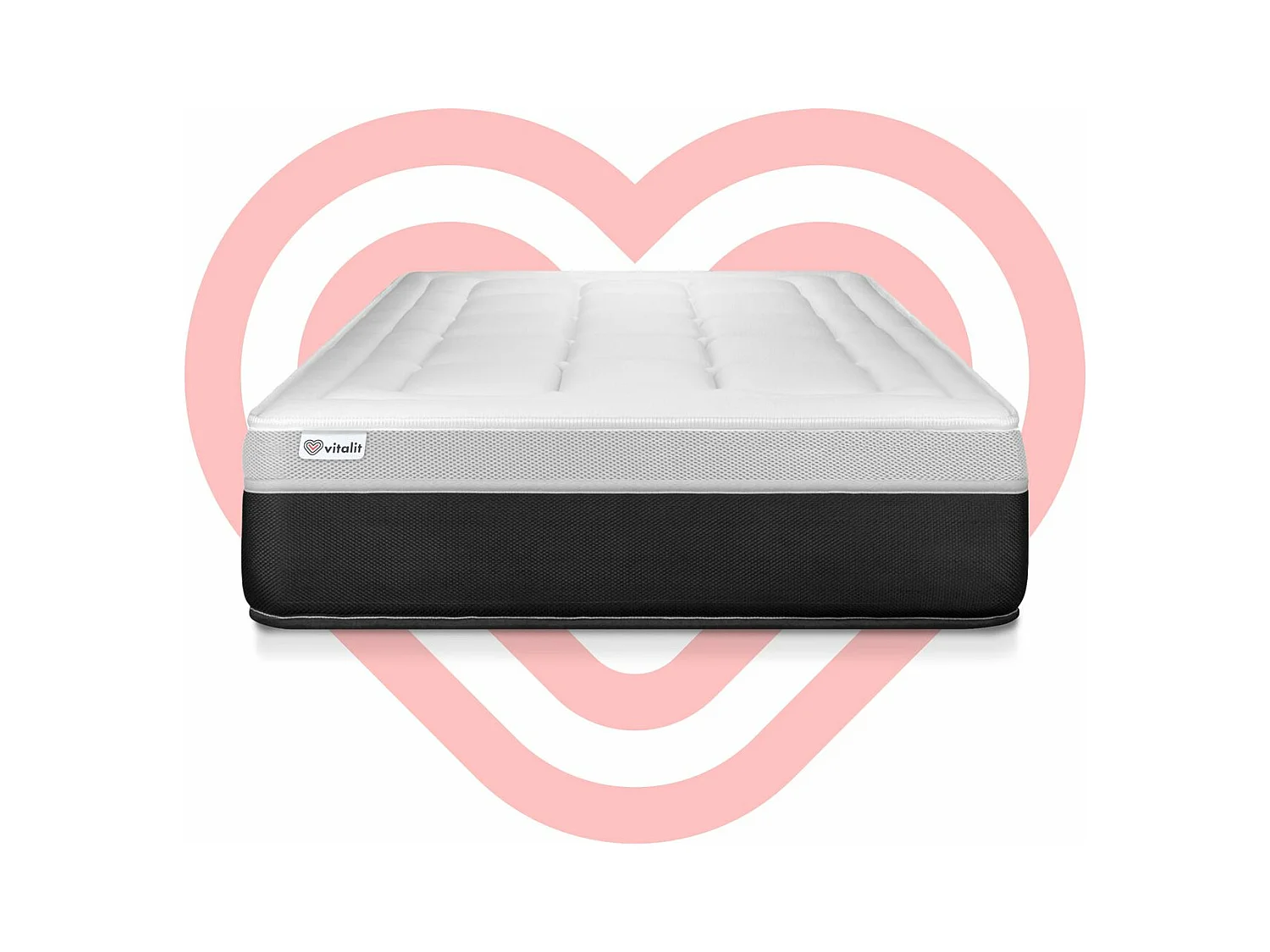 Matras 100x200 cm pocketveren en traagschuim - Vital Form