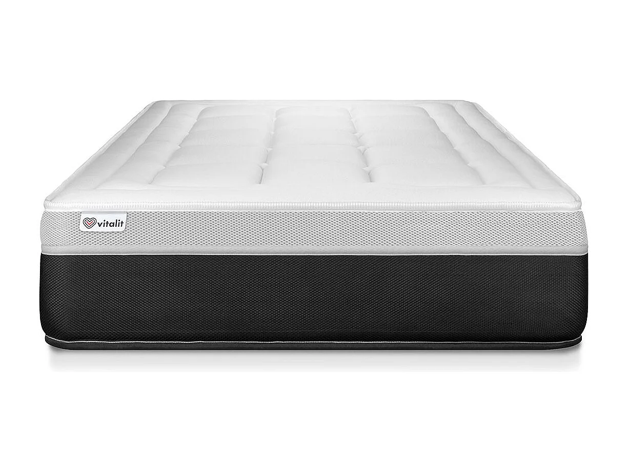Matelas 120x200 cm Ressorts ensachés et Mémoire de forme - Vital Form
