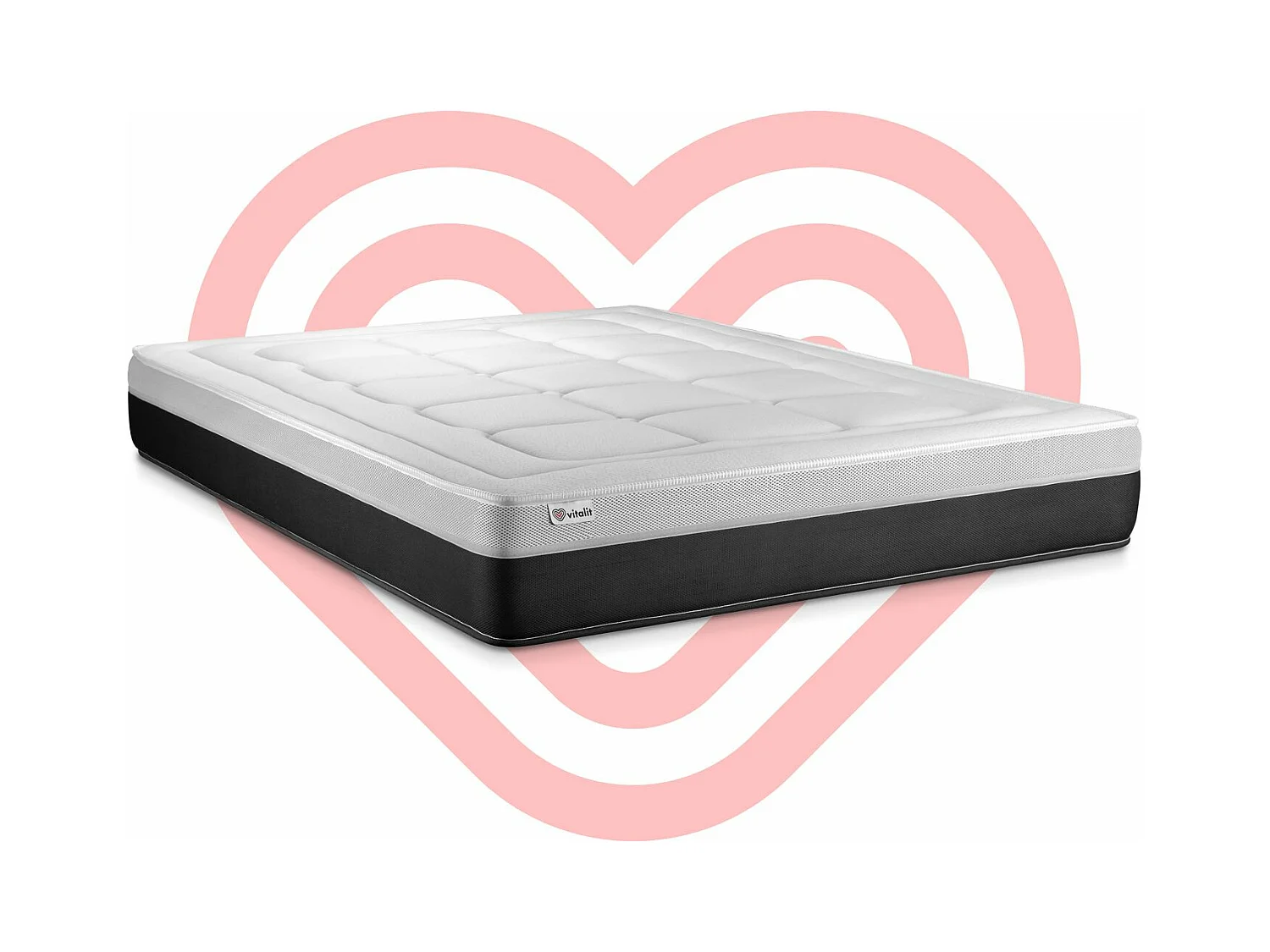 Matras 180x220 cm pocketveren en traagschuim - Vital Form