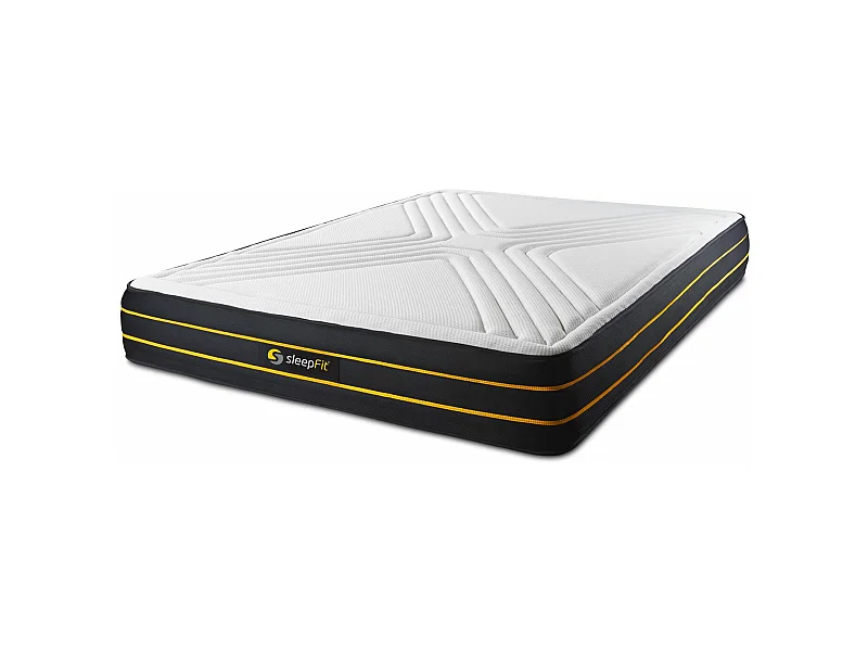 ULTRA Matratze 120x190cm, Memory-Schaum und Mikro-Taschenfedern, Härtegrad 2, Höhe: 26cm, 7 Komfortzonen