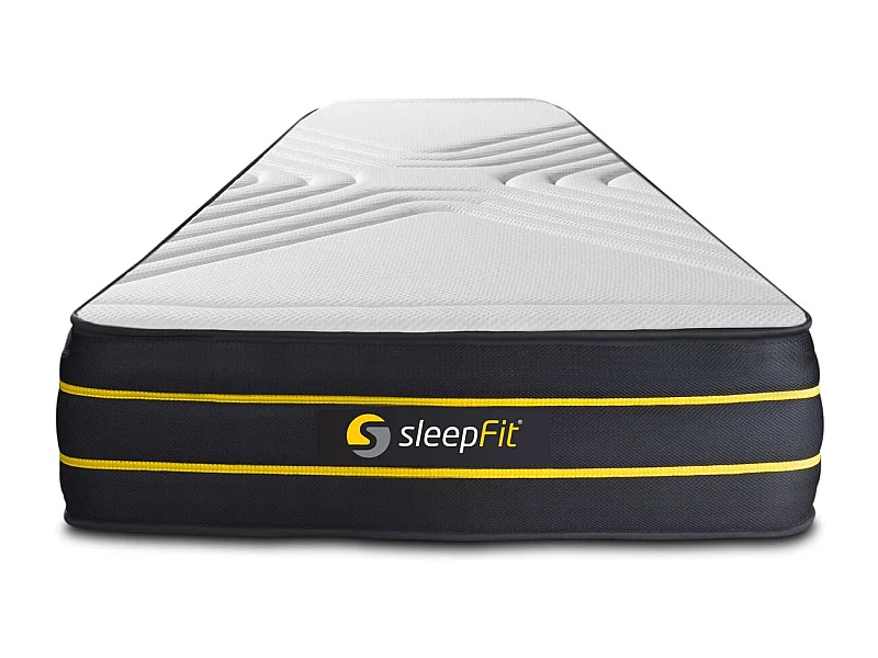 Colchão SLEEPFIT Ultra (90x210 cm - Espuma viscoelástica e micro molas ensacadas - Altura: 26 cm)