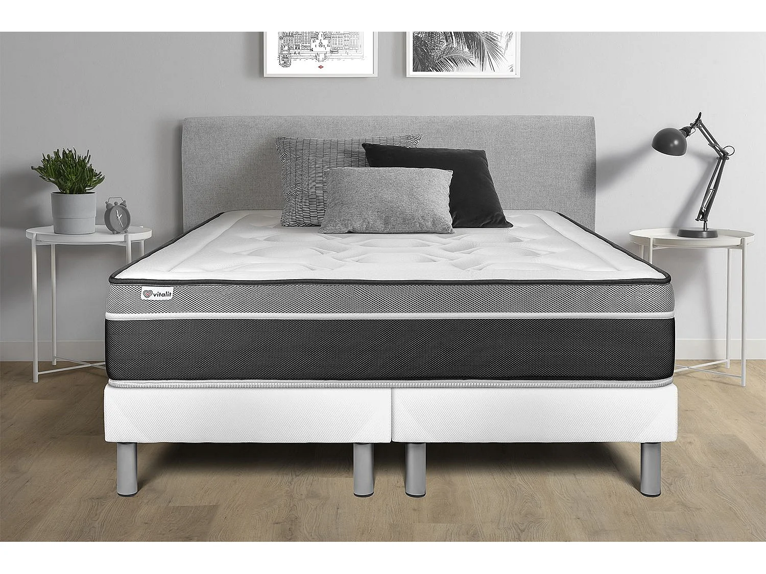 Colchão VITALIT VITAL CARE ( 160 x 220 cm - Molas ensacadas e espuma viscoelástica )