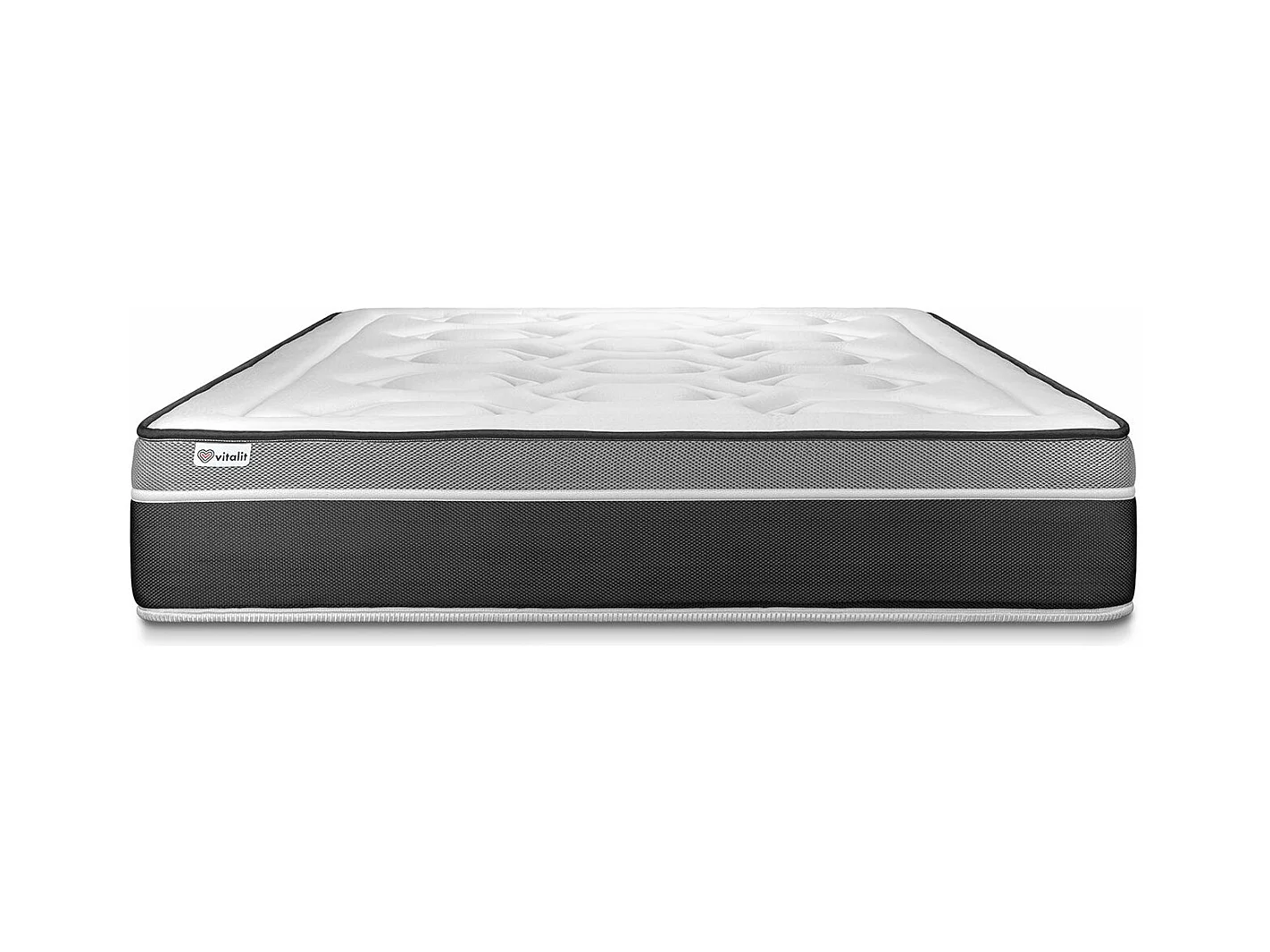 Matelas 130x200 cm Ressorts ensachés et Mémoire de forme - Vital Care