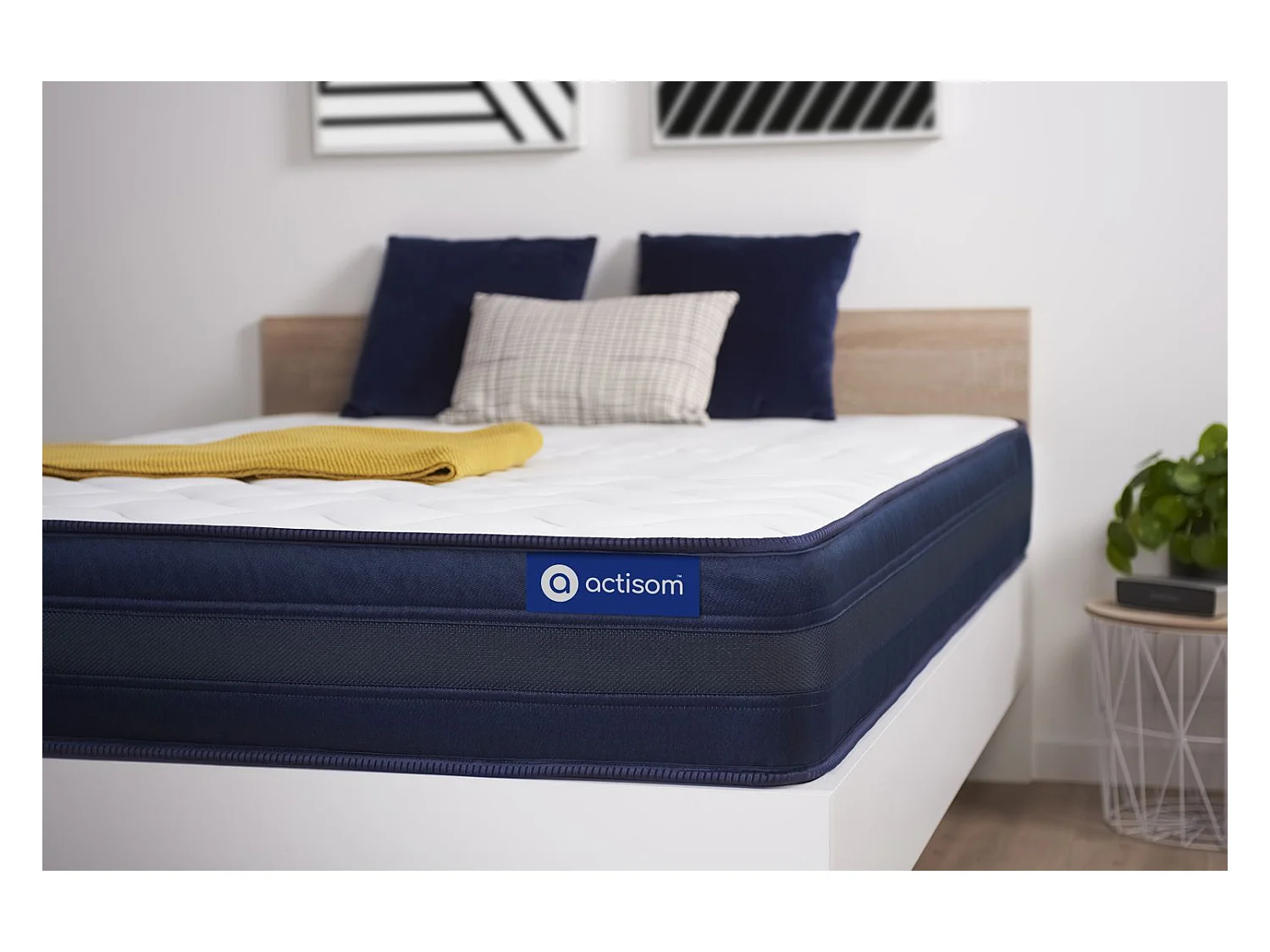 Actilatex tech matratze 90x210cm, Latex und Memory-Schaum, Härtegrad 5, Höhe :24 cm, 5 Komfortzonen