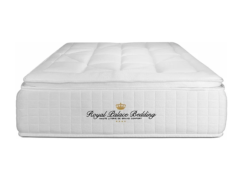 Matelas 120x200 cm Ressorts ensachés et Mémoire de forme - George V