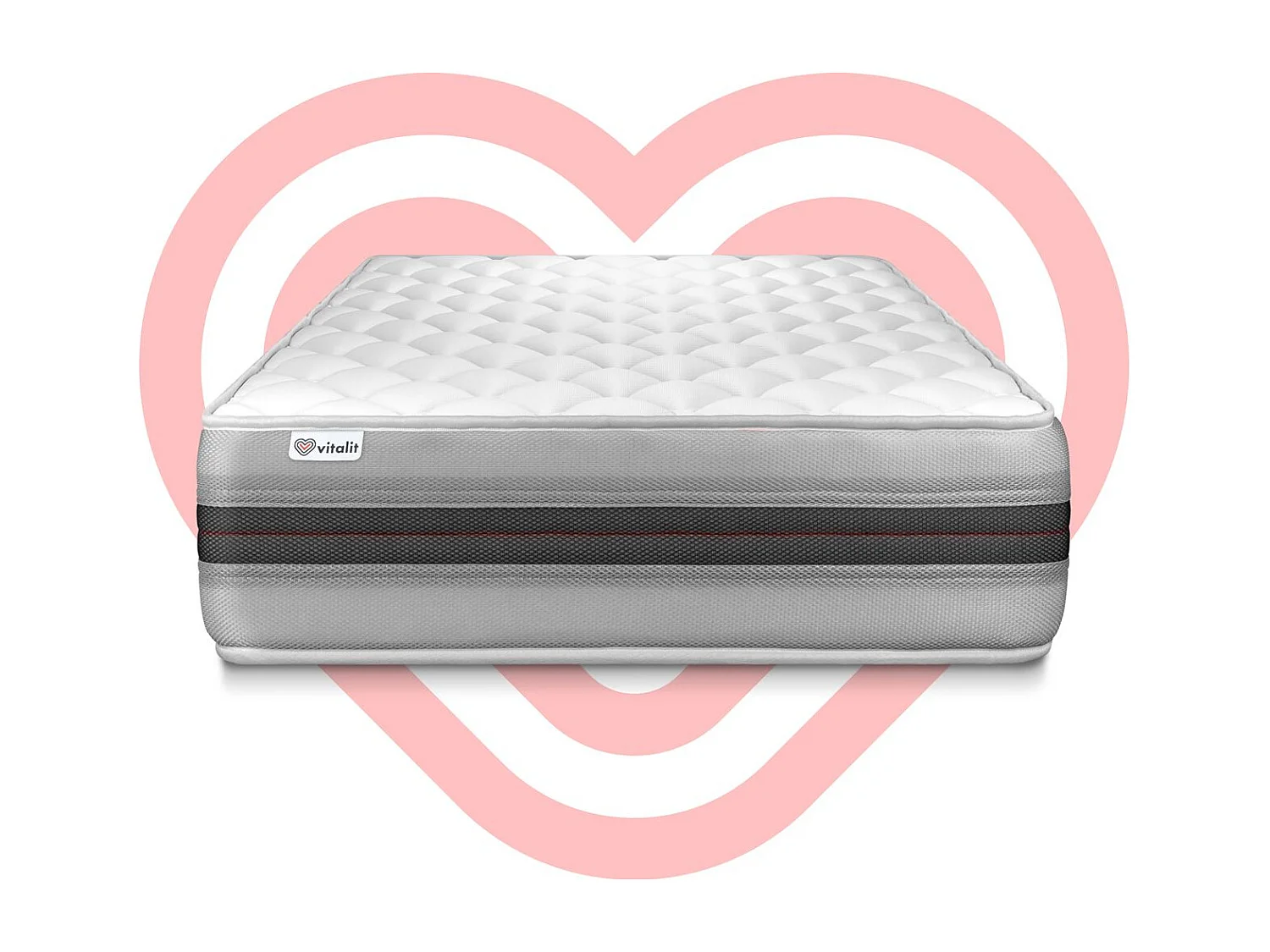 70x200 cm Traagschuim matras - Vitalmemo Back