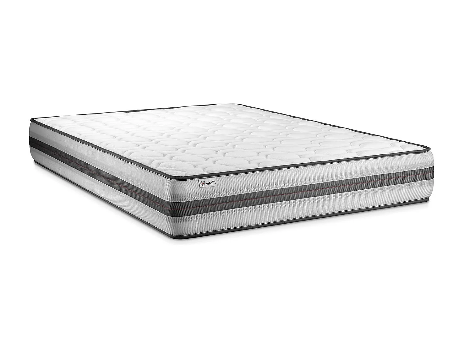 Matelas 150x190 cm Ressorts ensachés et Mémoire de forme - Vitalpower Recover