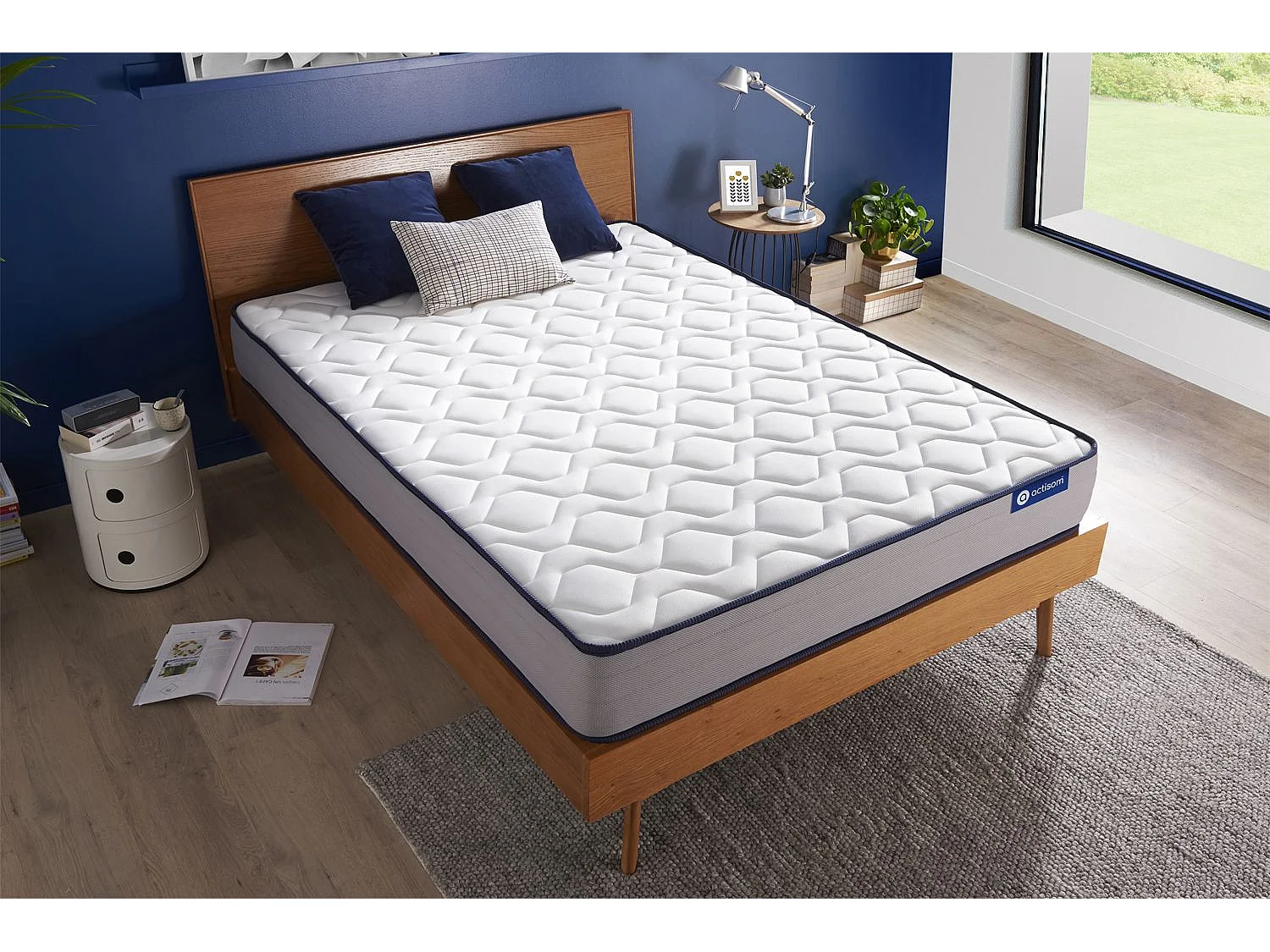 Colchão ACTISOM Actiflex Form (160x190 cm - molas ensacadas y Viscoelástica- Altura: 22 cm)