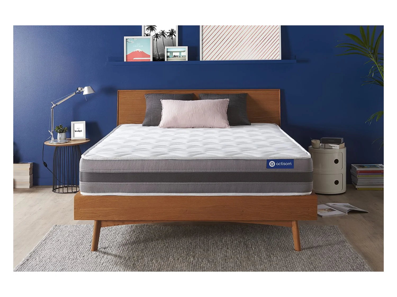 Actiflex relax matras 180x220cm , Matrasdikte : 24 cm , Pocketveren en traagschuim , Vrij stevig, 5 comfortzones