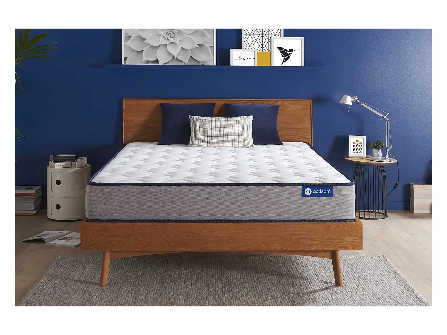 Actiflex form matras 180x220cm , Matrasdikte : 22 cm , Pocketveren en traagschuim , Stevig, 5 comfortzones