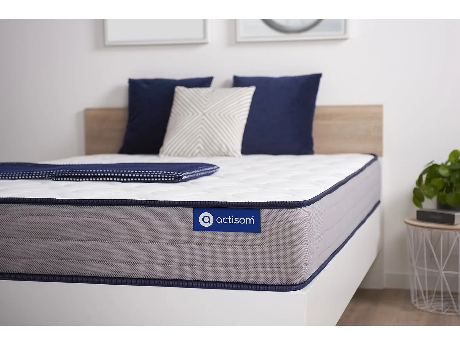 Colchón Actilatex form 100x220cm, Grosor: 22cm, Látex y espuma viscoelástica, Firme, 5 zonas de confort