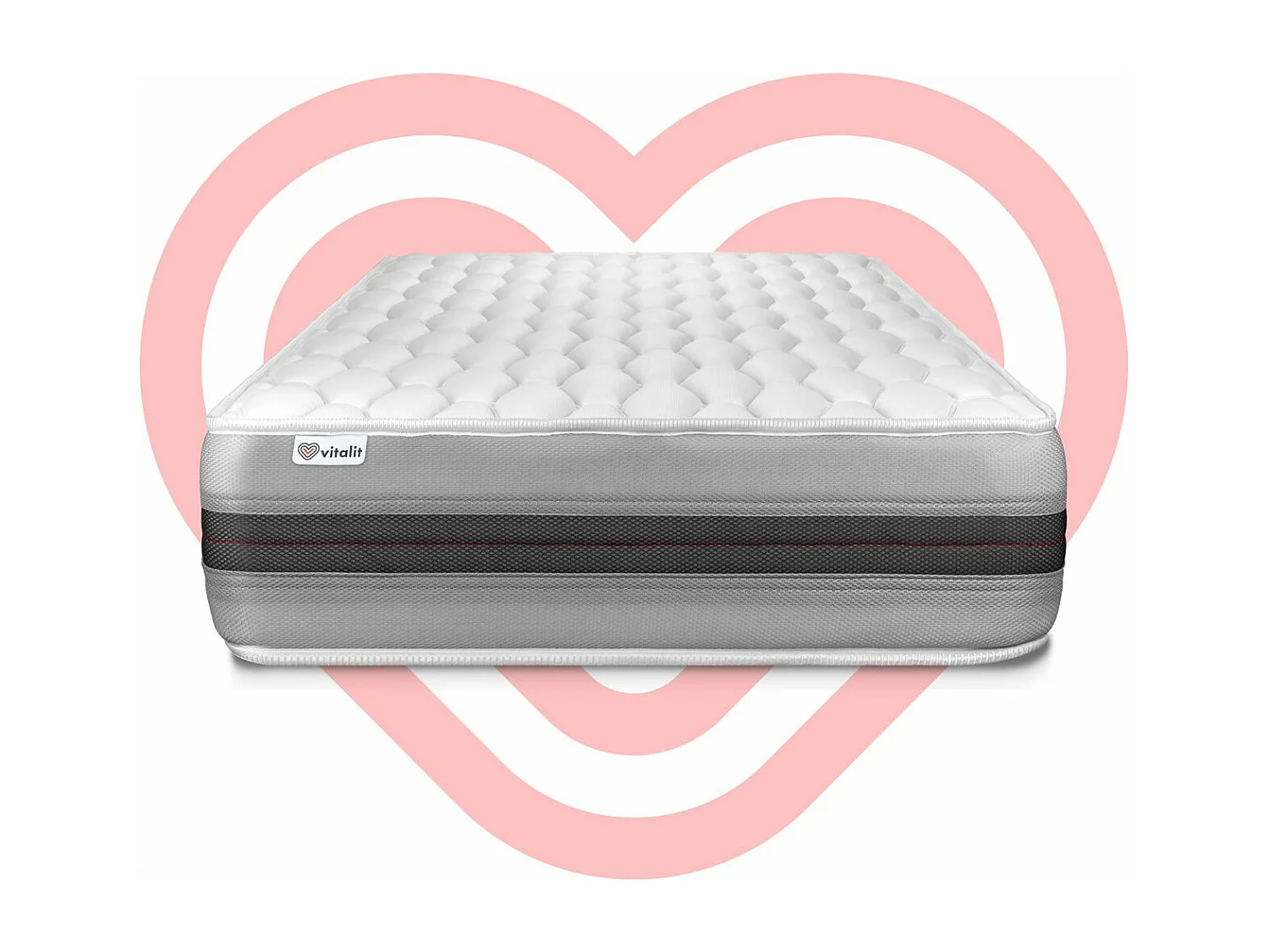 Matras 90x180 cm pocketveren en traagschuim - Vitalspring Recover