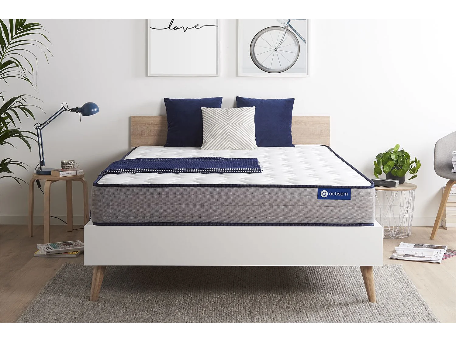 Actiflex form matratze 135x190cm, Latex und Memory-Schaum, Härtegrad 4, Höhe :22 cm, 5 Komfortzonen