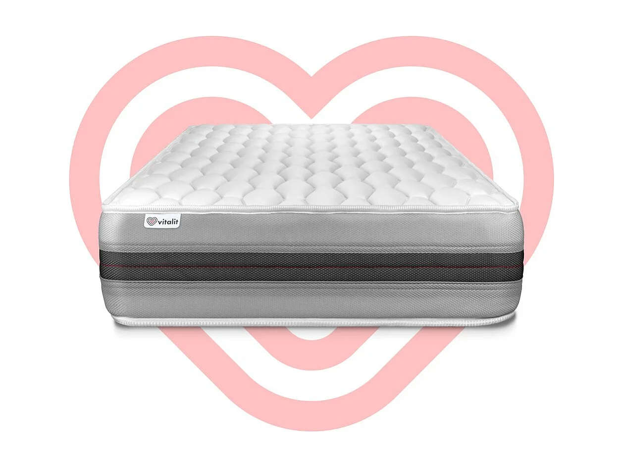 Matras 80x190 cm pocketveren en traagschuim - Vitalspring Recover