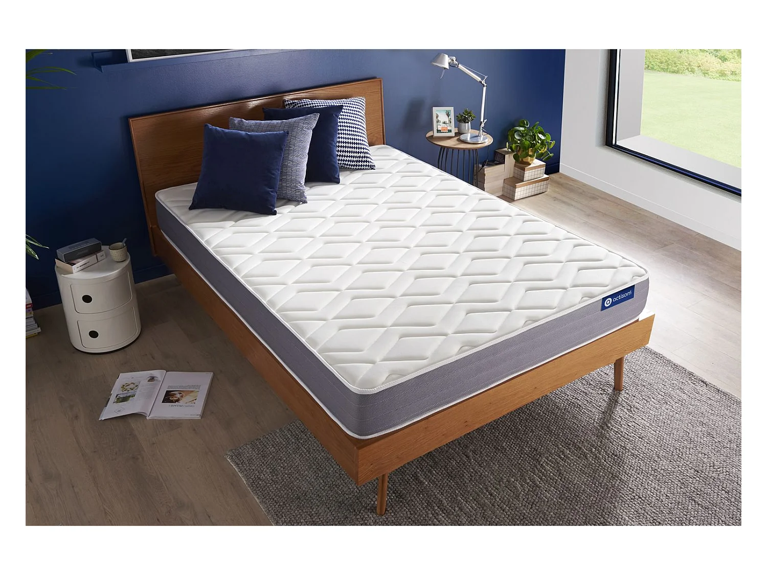 Matelas 160x210 cm Ressorts ensachés et Mémoire de forme - Actiflex Dream