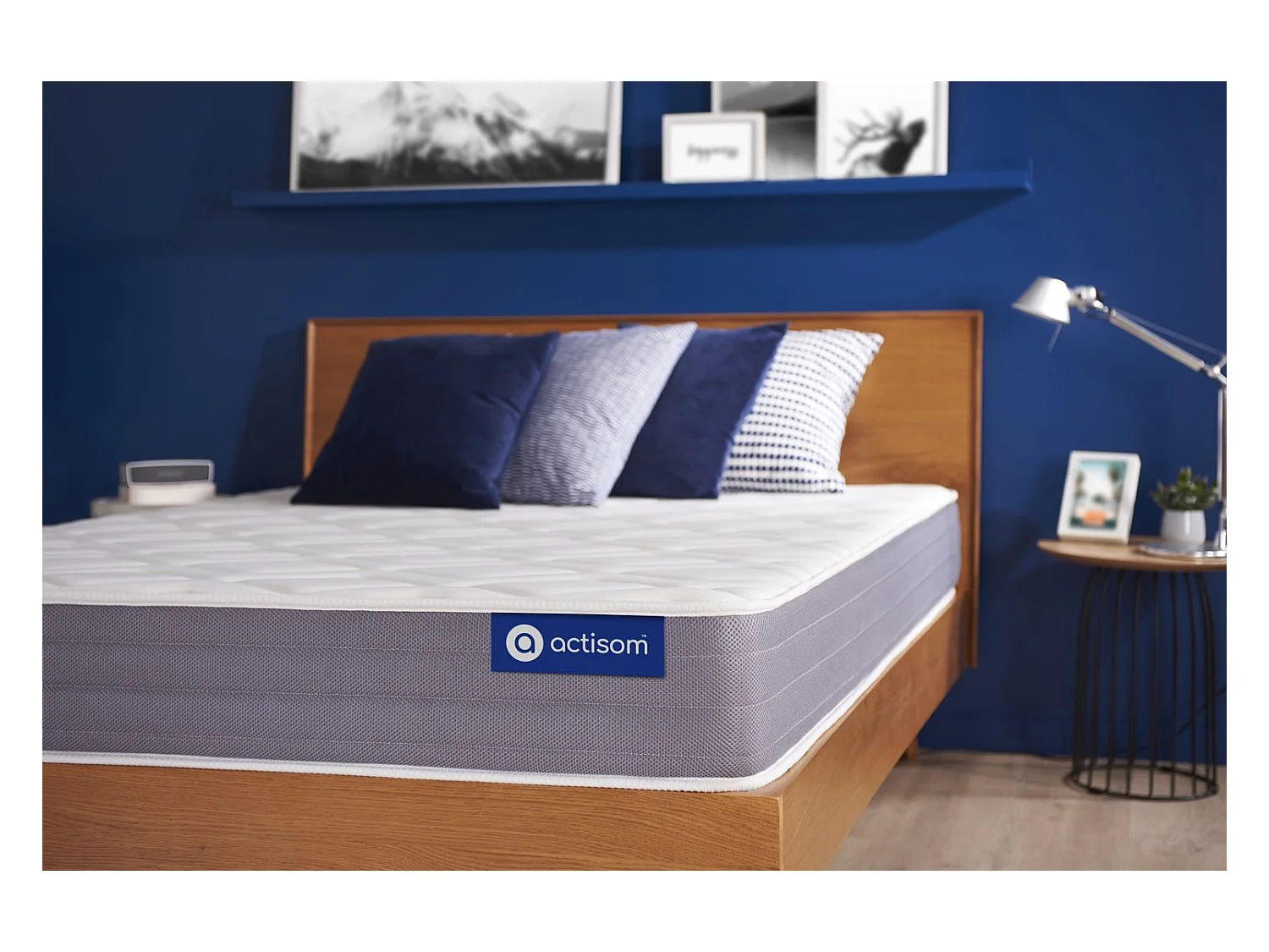 Materac Actiflex dream 100x200cm, Grubosc : 22 cm, sprezyny kieszeniowe i pianka z pamiecia ksztaltu, Umiarkowanie twardy, 5 stref komfortu