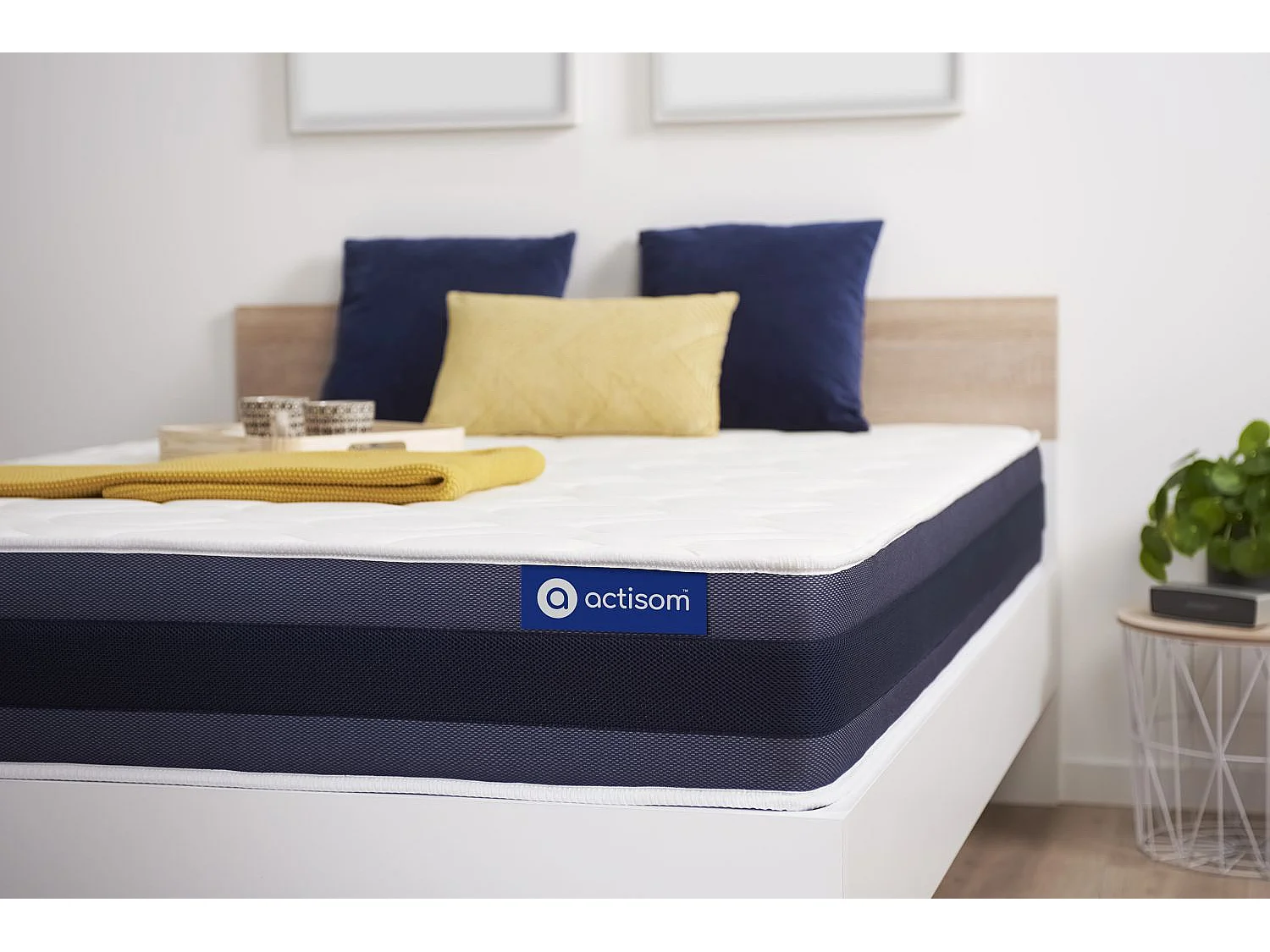 Matelas 70x200 cm Latex et mémoire de forme - Actilatex Morpho