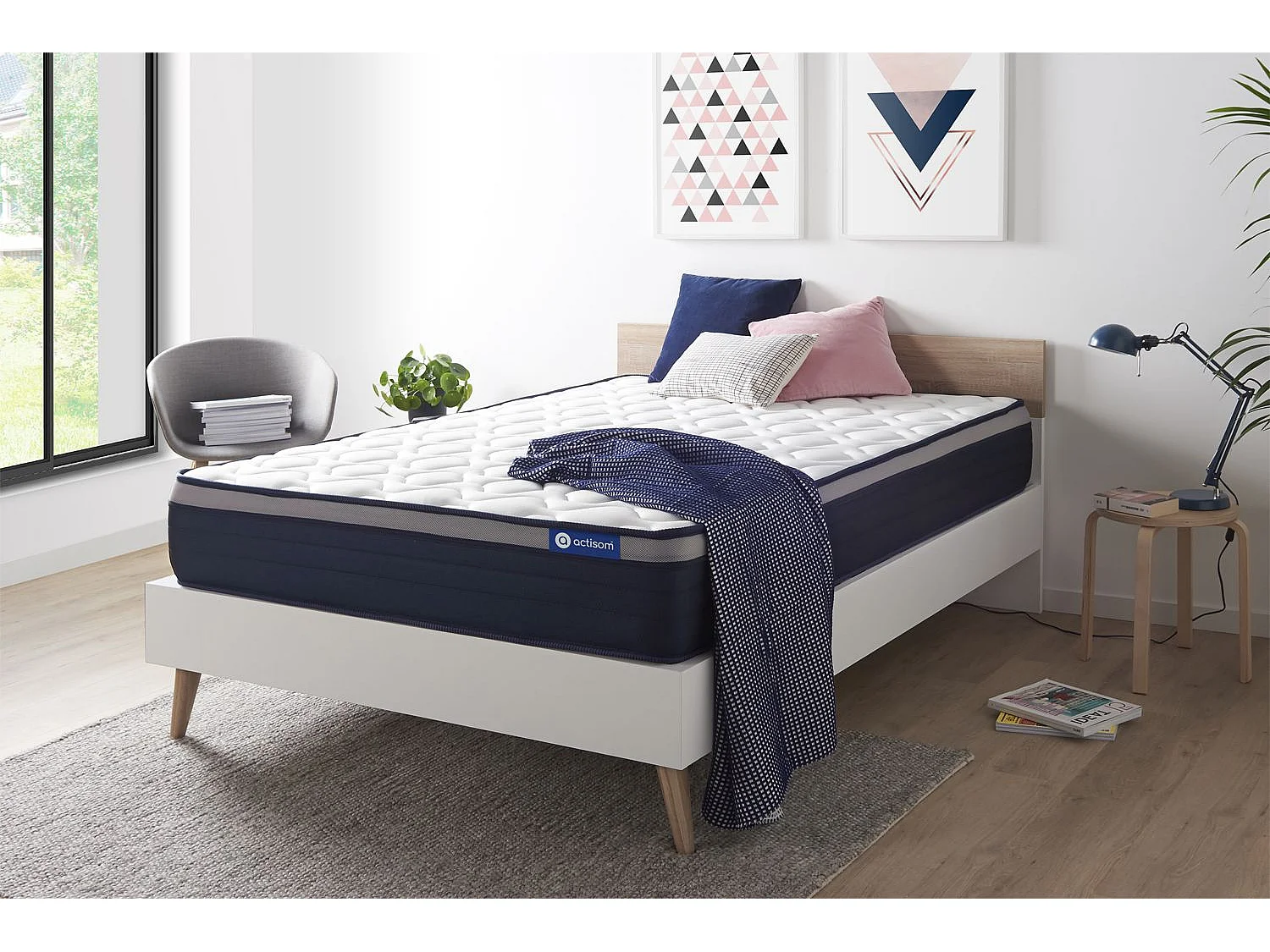 Matelas 180x190 cm Latex et mémoire de forme - Actilatex Max