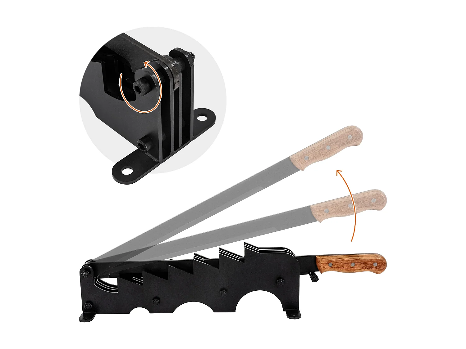 Spaccalegna manuale bilanciata con manico antiscivolo ghisa coltello truciolo