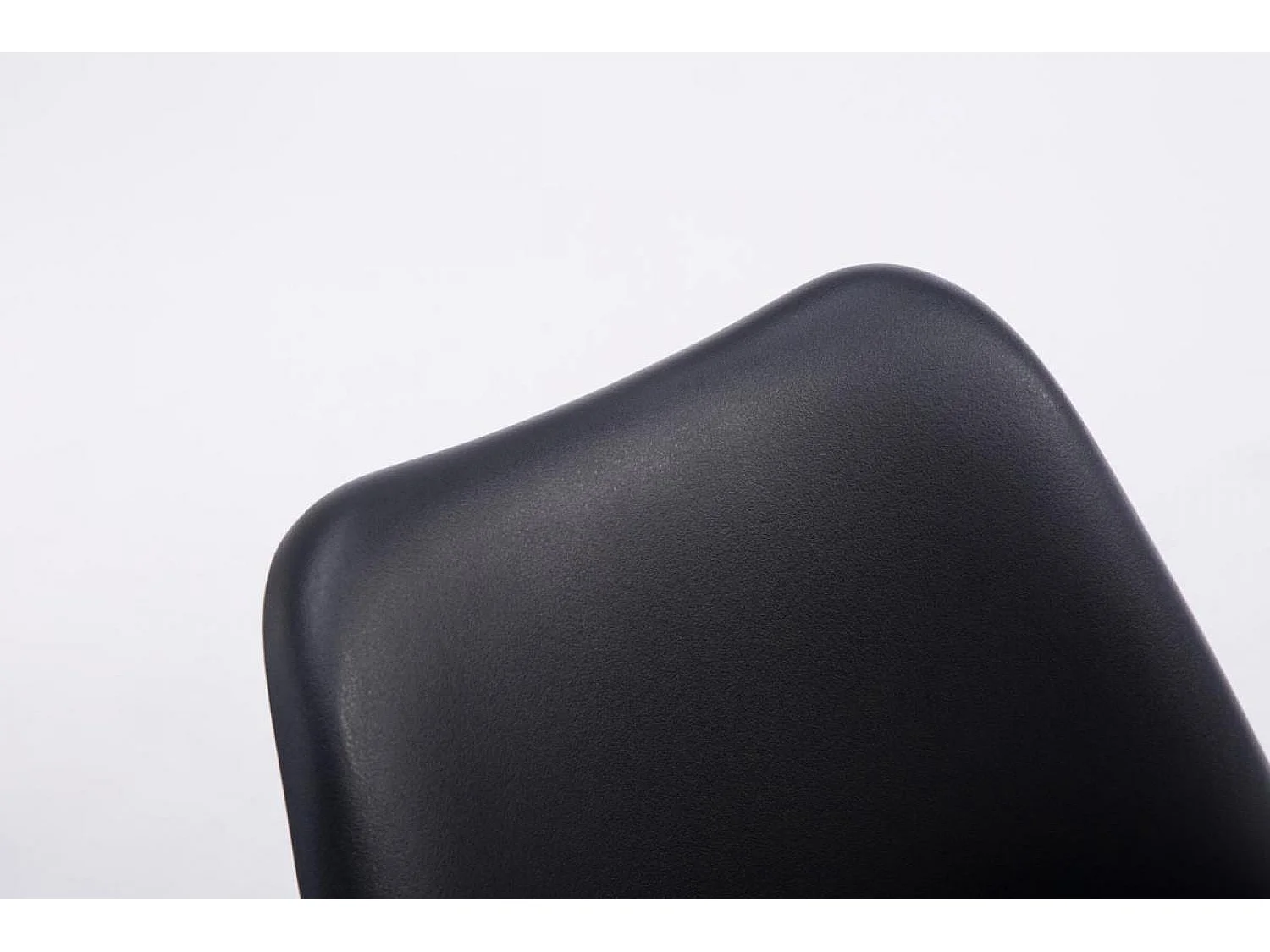 Chaise de bureau - Similicuir & Bois - Noir - Troyes