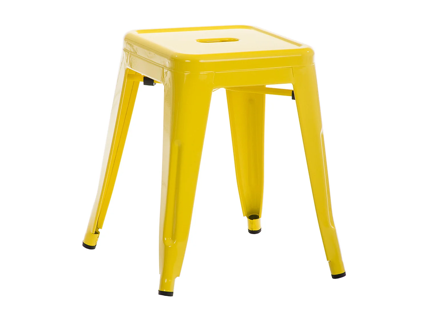 Tabouret - Métal - Jaune - Armin