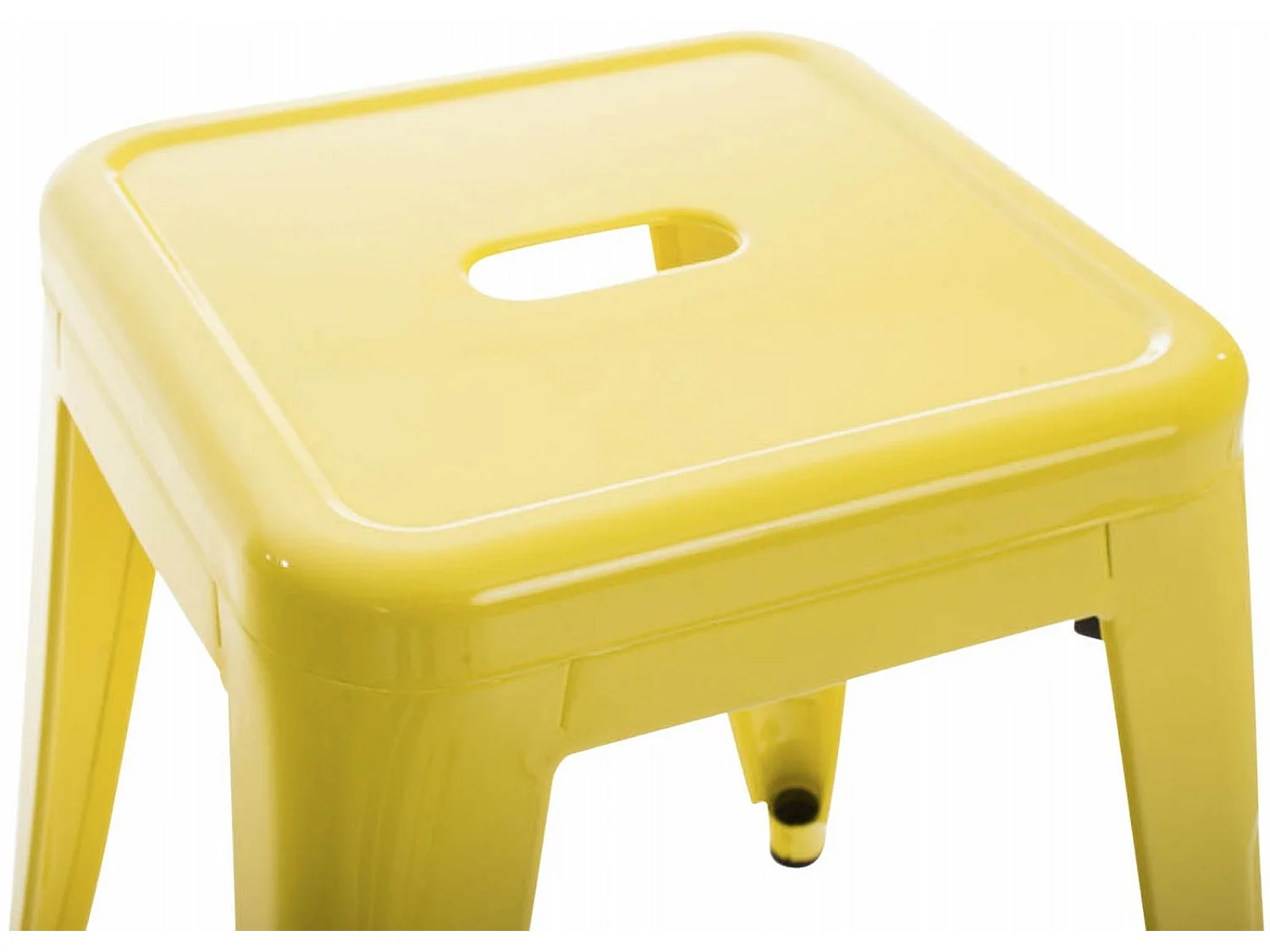 Set De 4  Taburete - Metal & Metal - Amarillo - Armin