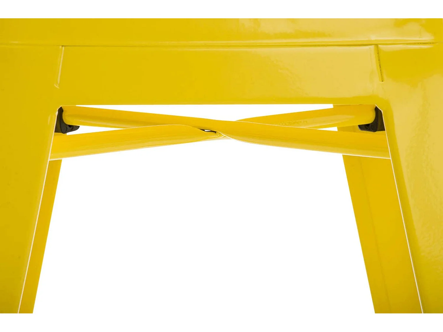 Set De 4  Taburete - Metal & Metal - Amarillo - Armin