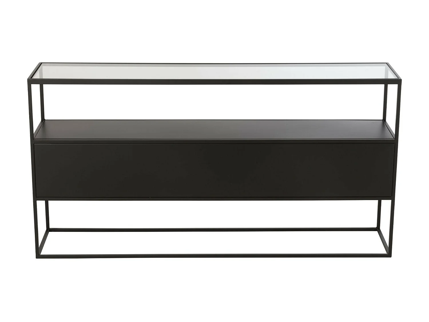 Console en Métal "Maryanne" 140cm Noir