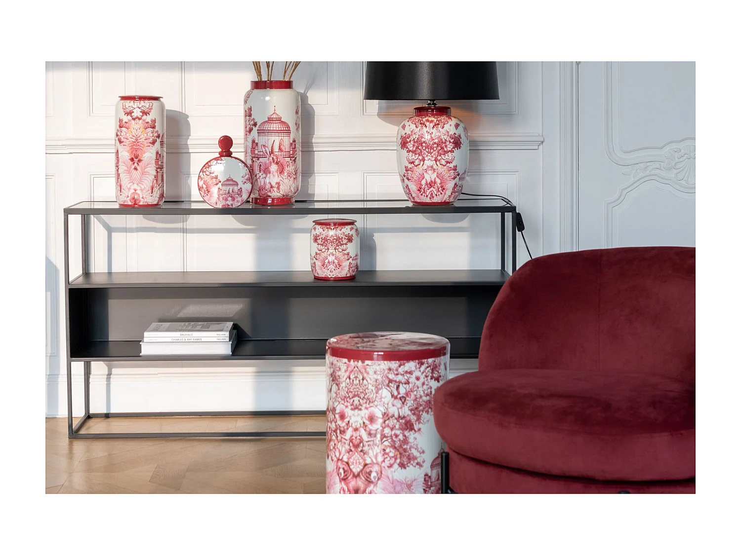 Console en Métal "Maryanne" 140cm Noir