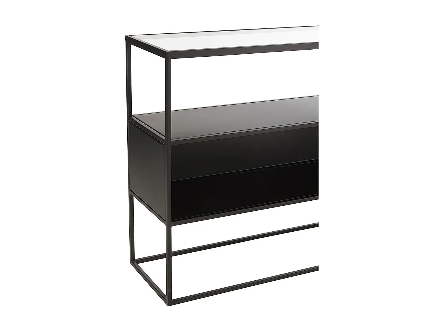 Console en Métal "Maryanne" 140cm Noir