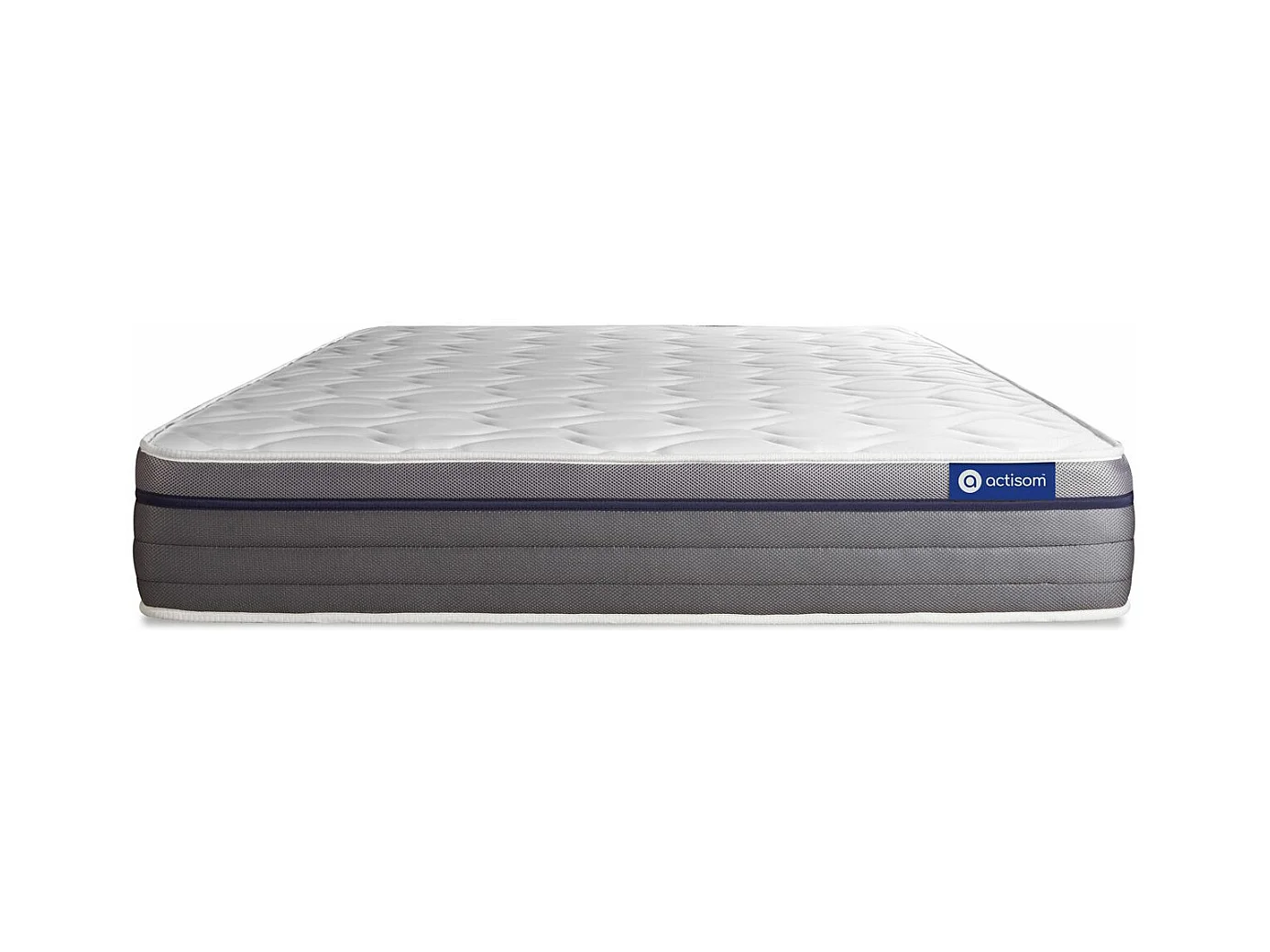 Matelas 130x210 cm Ressorts ensachés et Mémoire de forme - Actiflex Zen