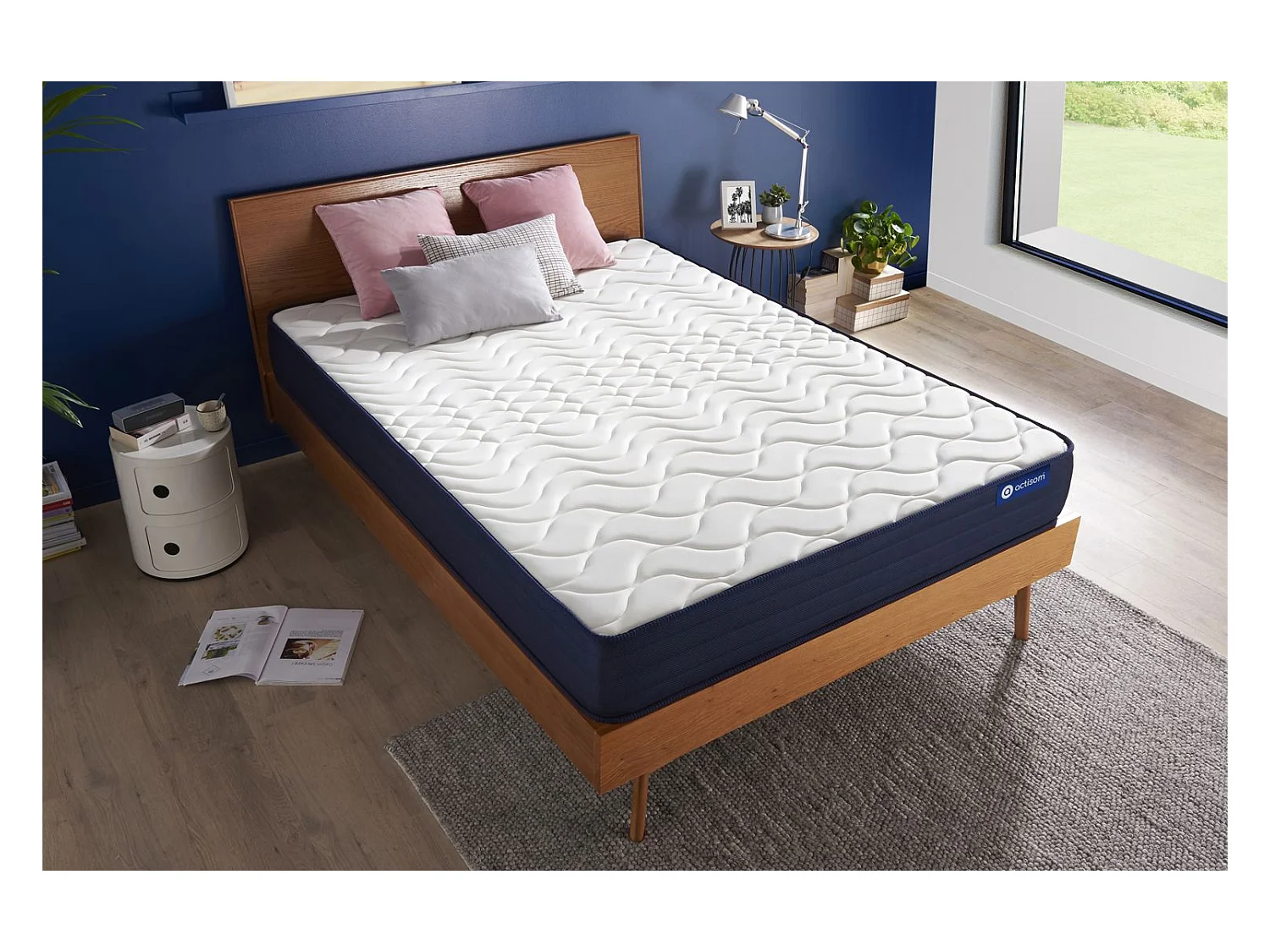 Matelas 160x210 cm Ressorts ensachés et Mémoire de forme - Actiflex Life