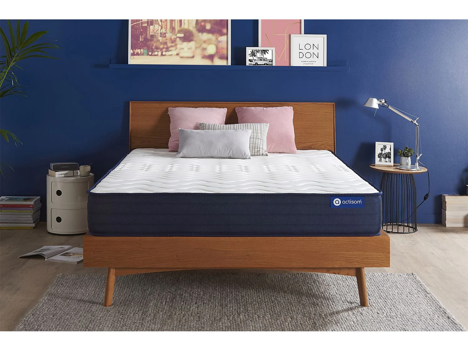 Actiflex life matras 160x210cm , Matrasdikte : 22 cm , Pocketveren en traagschuim , Zeer stevig, 5 comfortzones