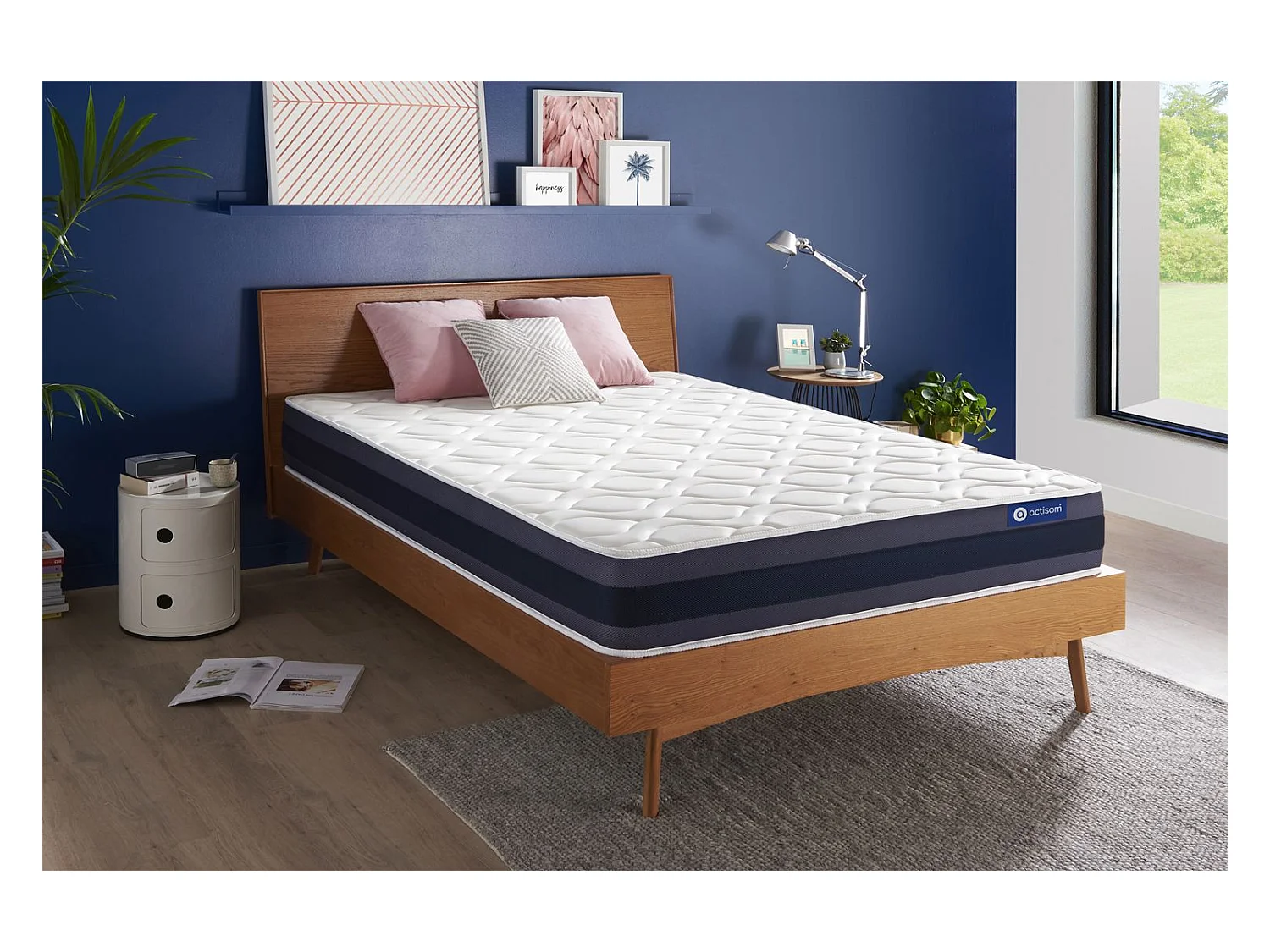 Actiflex morpho matras 140x220cm , Matrasdikte : 24 cm , Pocketveren en traagschuim , Gebalanceerd, 5 comfortzones