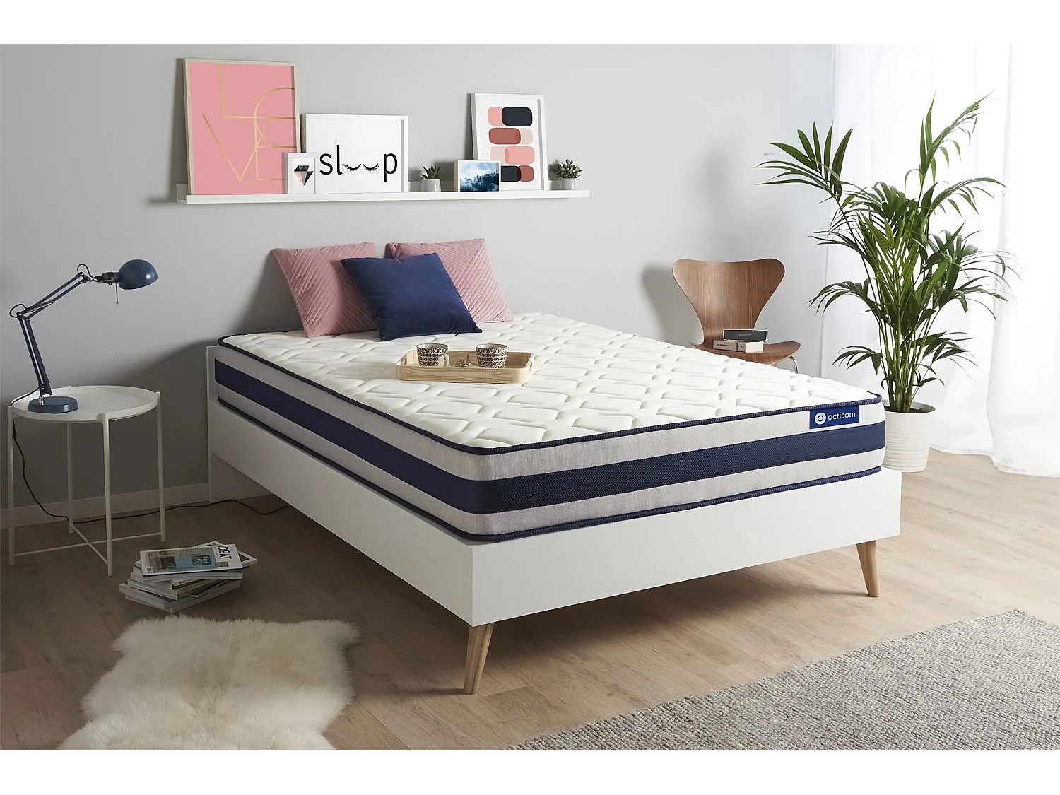 Actimemo ergo matras 160x210cm , Matrasdikte : 24 cm , Traagschuim , Stevig, 5 comfortzones