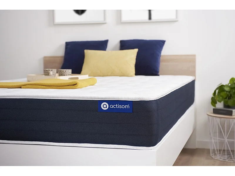 Actilatex sleep matras 75x190cm , Matrasdikte : 22 cm , Latex en traagschuim , Gebalanceerd, 5 comfortzones