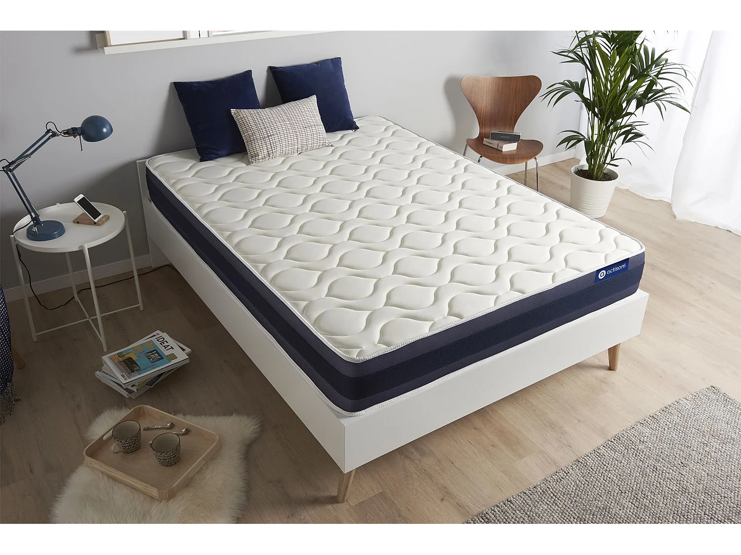 Materac Actimemo morpho 100x210cm, Grubosc : 24 cm, Pianka z pamiecia ksztaltu, Zrównowazony, 5 stref komfortu