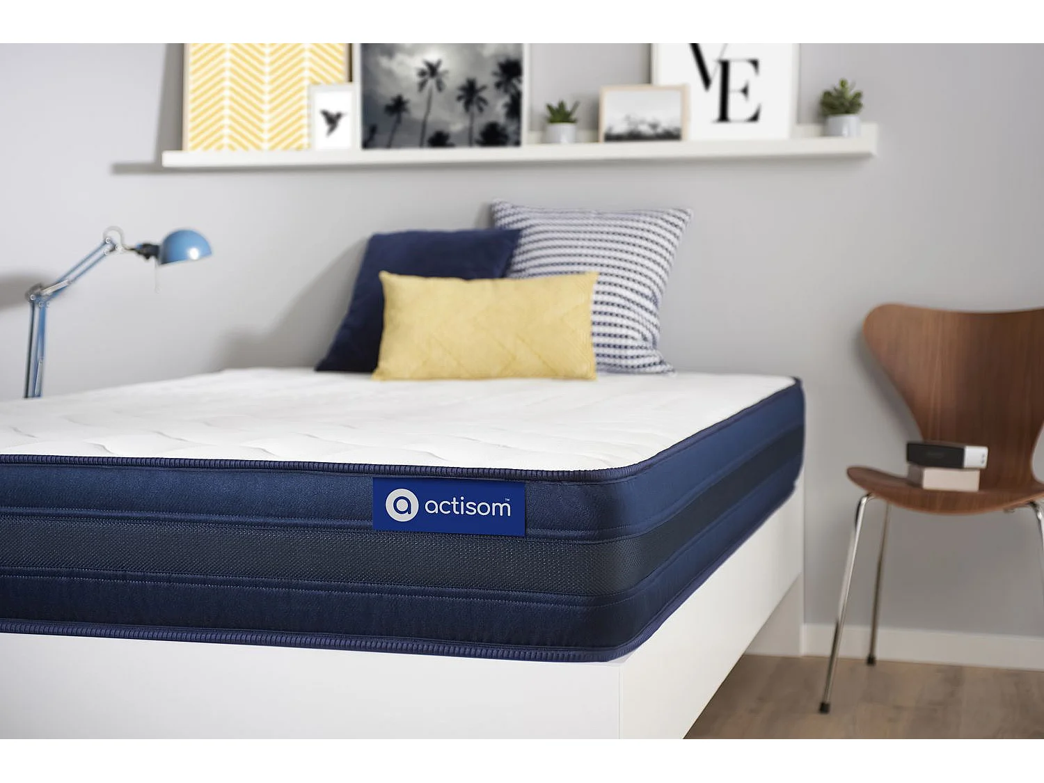 Colchão ACTISOM Actimemo Tech (100x210 cm - Espuma Viscoelástica- Altura: 24 cm)