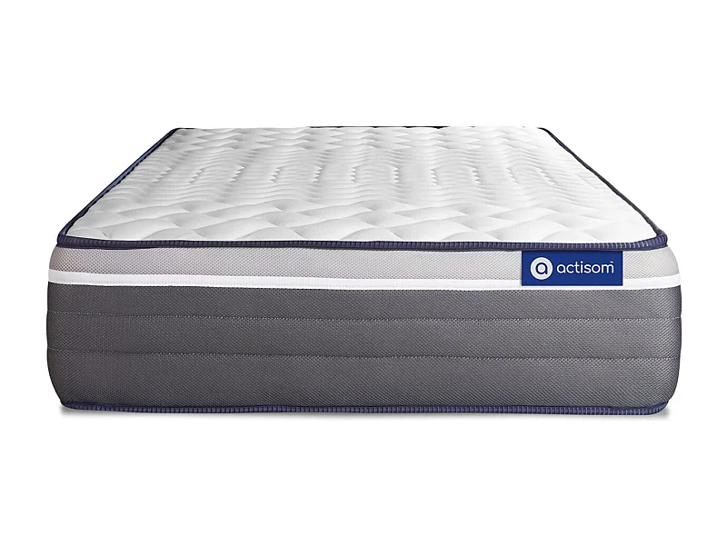 Matelas 70x210 cm Ressorts ensachés et Mémoire de forme - Actiflex Plus