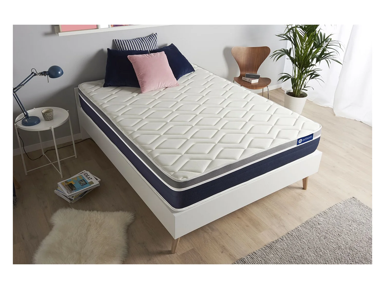 Actimemo confort matras 180x220cm , Matrasdikte : 26 cm , Traagschuim , Vrij stevig, 7 comfortzones