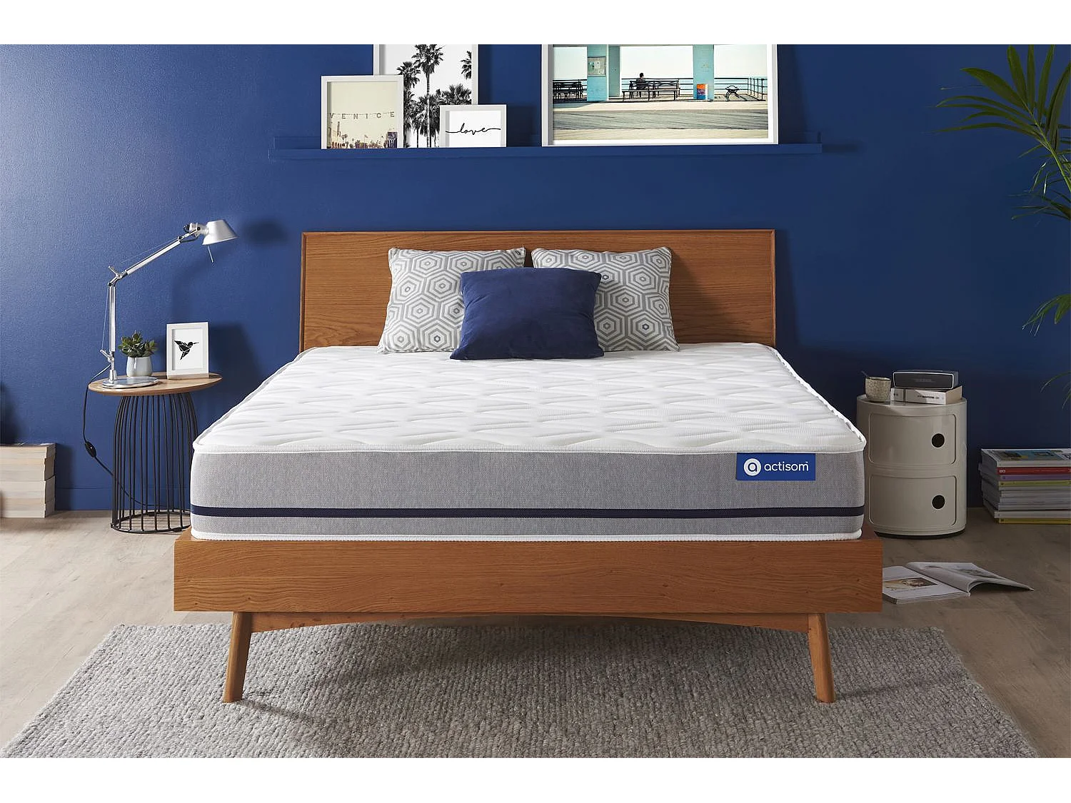 Matelas 135x190 cm Ressorts ensachés - Actiflex Soft