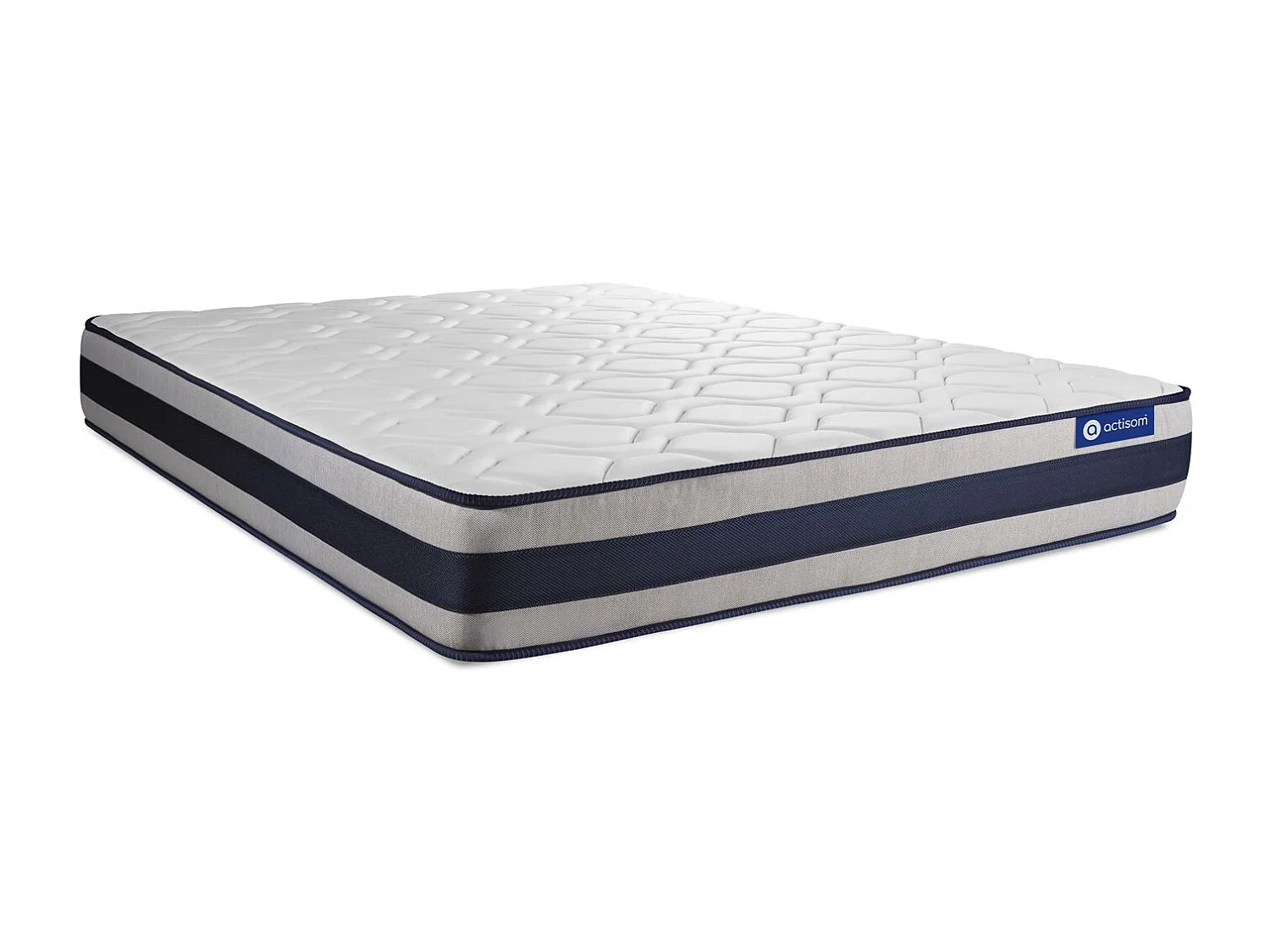 ACTISOM - Colchón 180 x 210 - Colchón Doble, Espuma Viscoelástica, 24 cm de Grosor - Soporte y Confort Firme - Alta Calidad para un Sueño Óptimo
