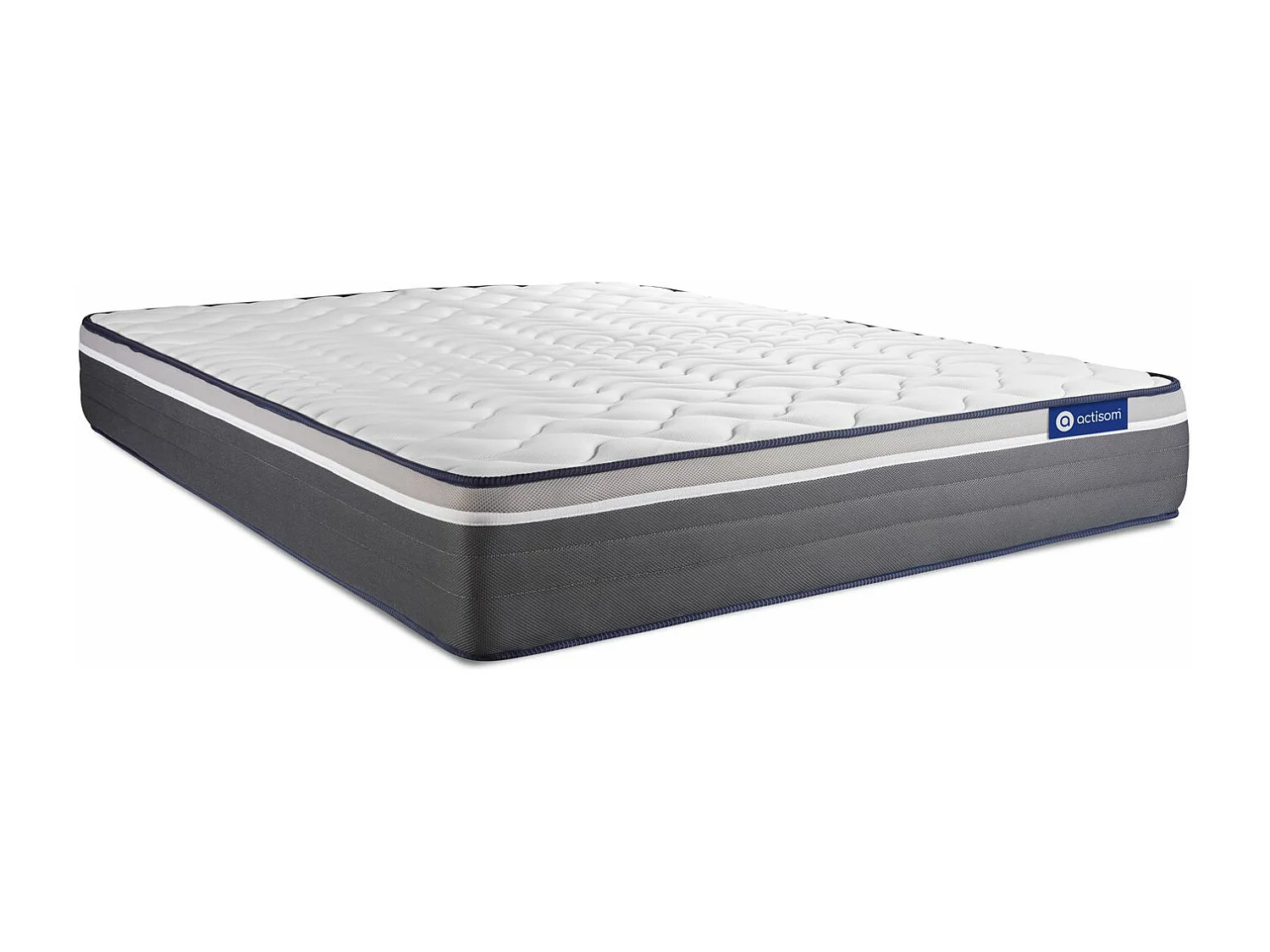 Matelas 160x220 cm Ressorts ensachés et Mémoire de forme - Actiflex Plus