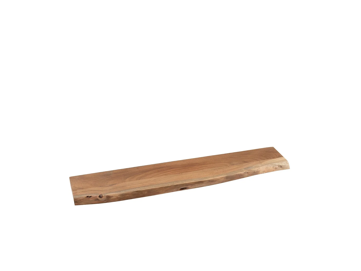 Etagère murale rectangulaire en bois d'acacia L115 (lot de 2) - EDGAR