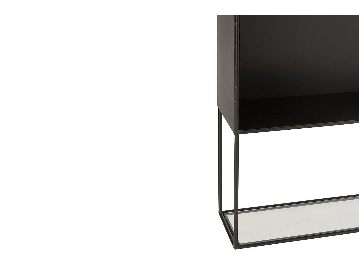 Console en Métal "Maryanne" 80cm Noir