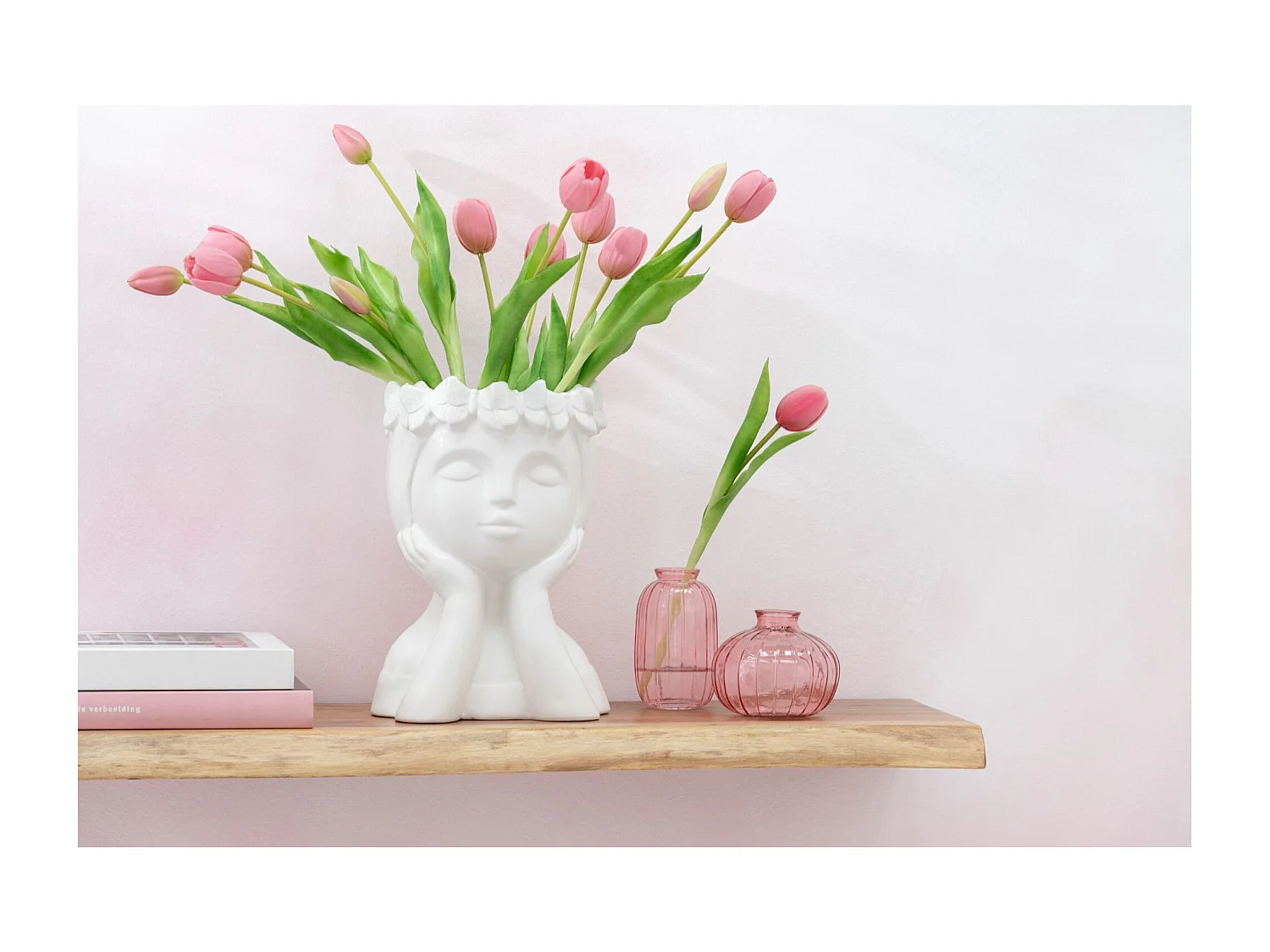 Etagère murale rectangulaire en bois d'acacia L70 (lot de 2) - EDGAR