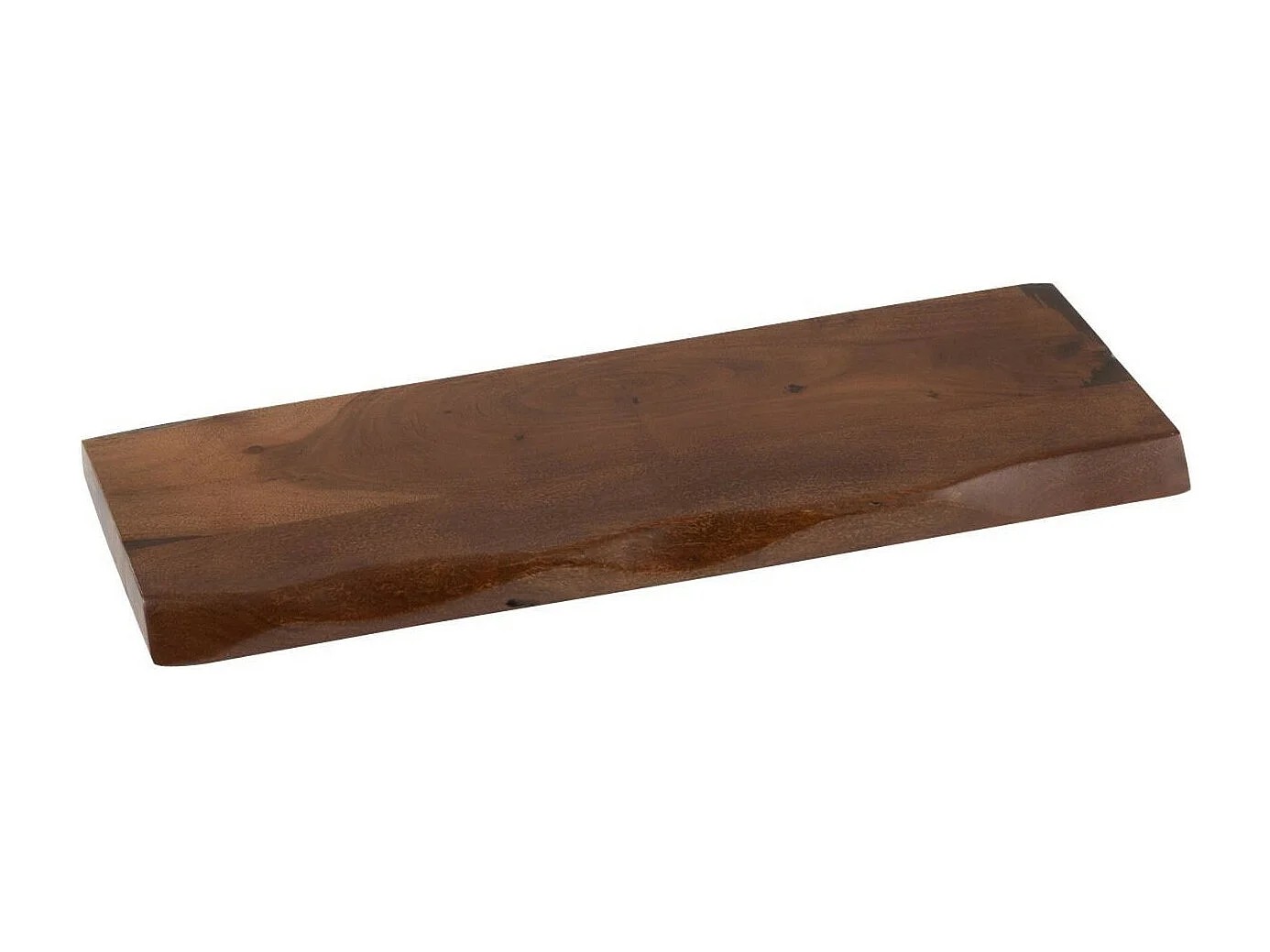 Etagère murale rectangulaire en bois d'acacia L70 (lot de 2) - EDGAR